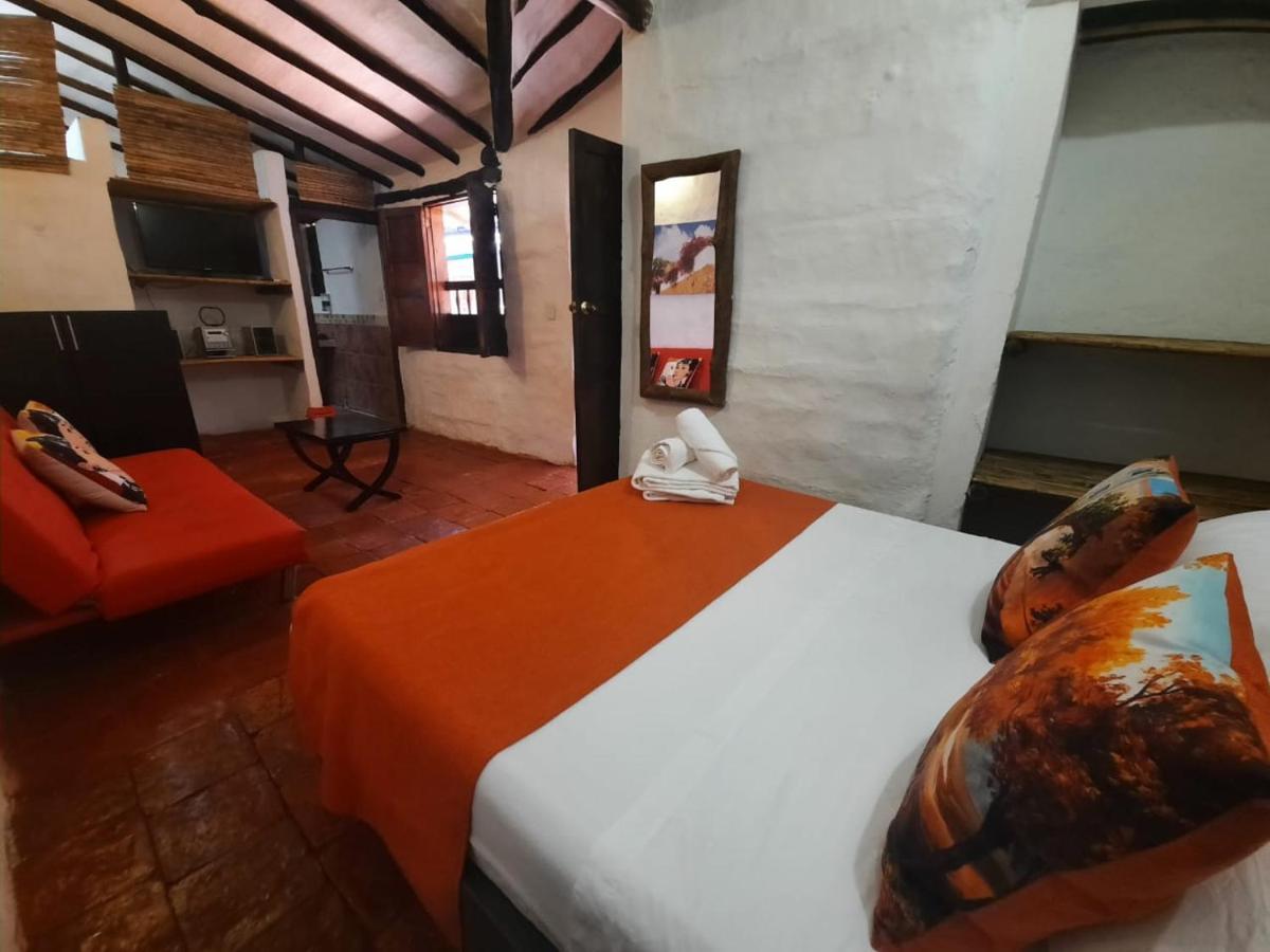 Hotel Casa Del Marquez De Bahichala Barichara Eksteriør bilde