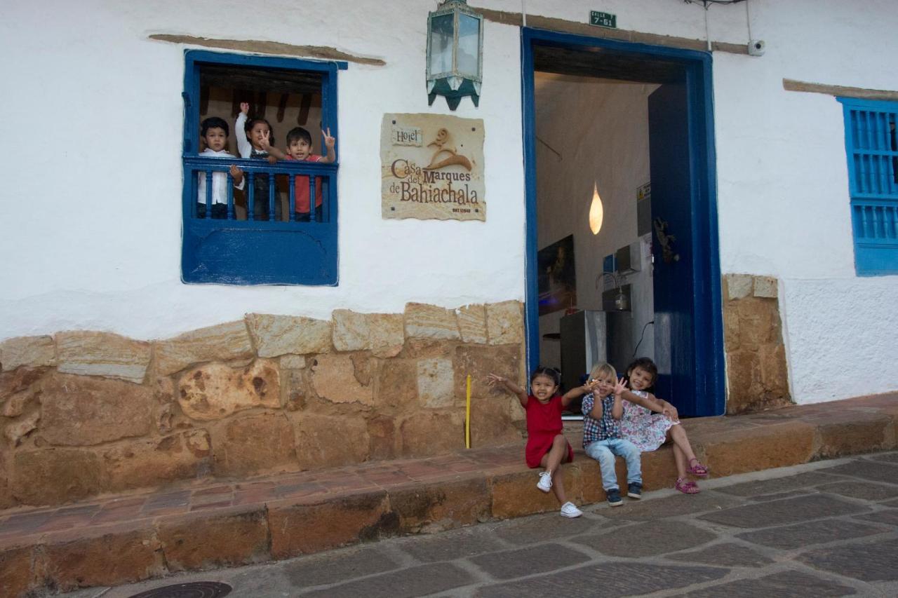 Hotel Casa Del Marquez De Bahichala Barichara Eksteriør bilde
