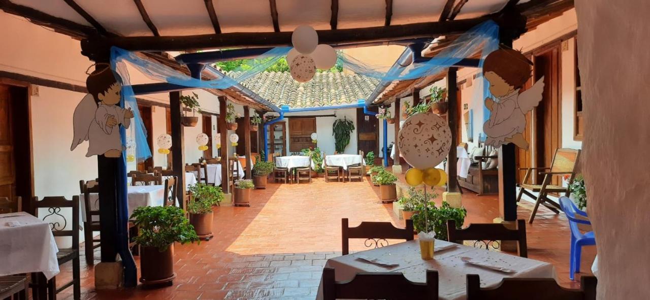 Hotel Casa Del Marquez De Bahichala Barichara Eksteriør bilde