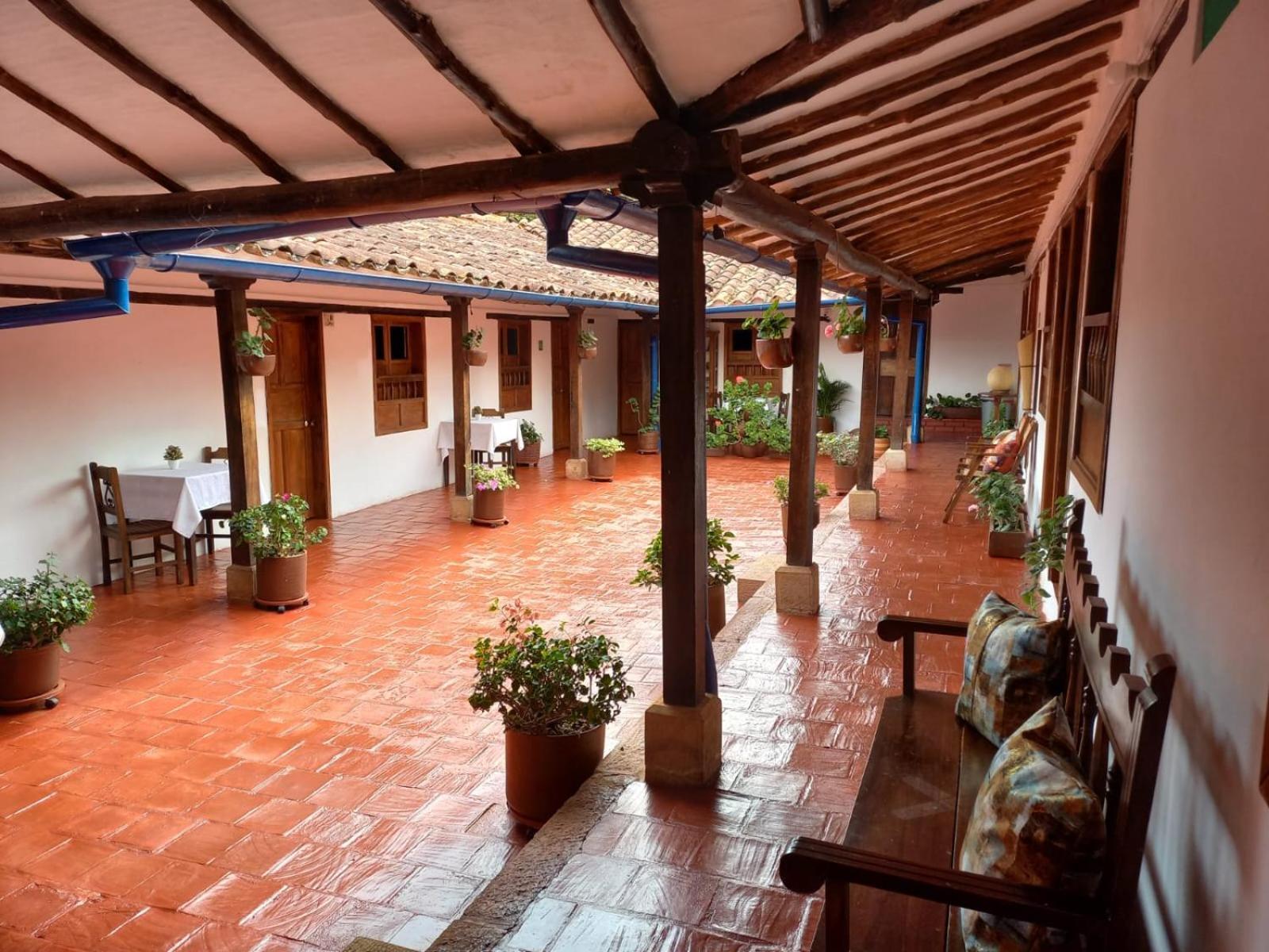 Hotel Casa Del Marquez De Bahichala Barichara Eksteriør bilde