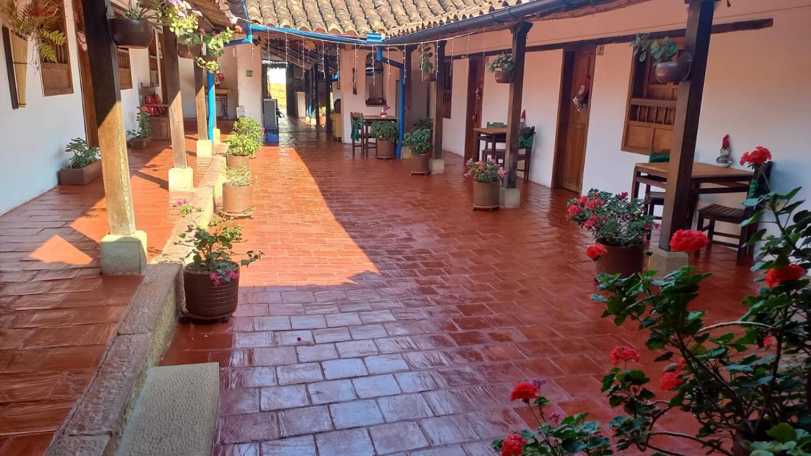 Hotel Casa Del Marquez De Bahichala Barichara Eksteriør bilde