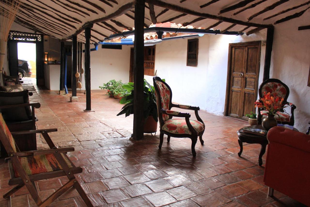 Hotel Casa Del Marquez De Bahichala Barichara Eksteriør bilde