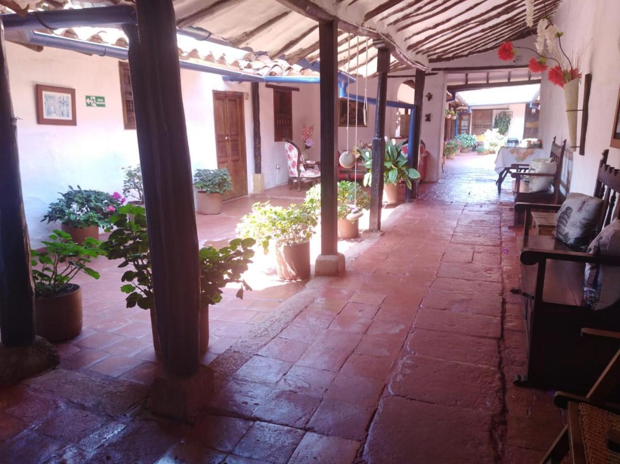 Hotel Casa Del Marquez De Bahichala Barichara Eksteriør bilde